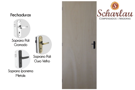 Porta interna para pintura com capa Virola Porta interna para pintura com capa Virola | Compensados e Madeiras Scharlau Ltda